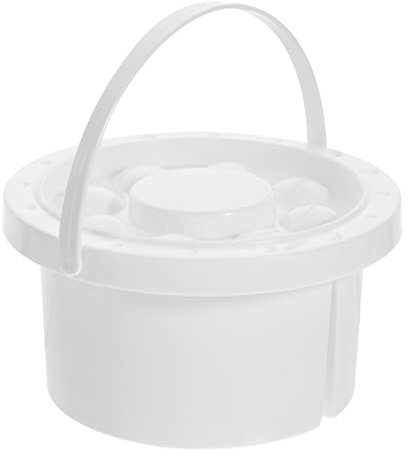 Holibanna Reusable Brush Washer and Household Water Bucket 3-in-1 Portable Plastic Paint Brush Cleaner Handle, Compact Artist Wash Accessories for School and Daily Use