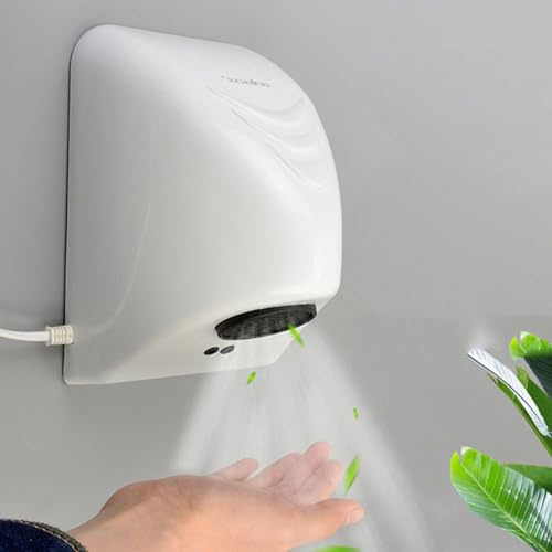 Electric Hand Dryer, 600W Automatic Wall Mounted Device, Fast 10s Dry Induction for Commercial and Household Toilets