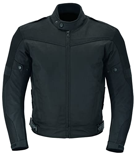 Texpeed Giacca da moto con protezioni - Giubbotto 4 stagioni da motociclista inverno invernale/estate Cordura impermeabile con armatura CE (EN 1621-1) 5XL