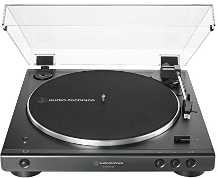 Audio-Technica AT-LP60XBT-USB-BK Fully Automatic Belt-Drive Stereo Turntable with Bluetooth and USB