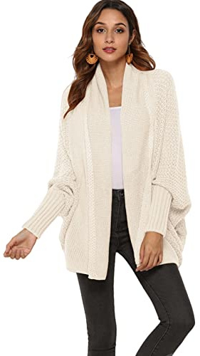 HEYPORK Damen Herbst Winter Warm Bequem Pullover Casual Mode Strickjacke Strickpullover Frauen Winter Pullover Strickpullover Strickjacke Jacke Pullover