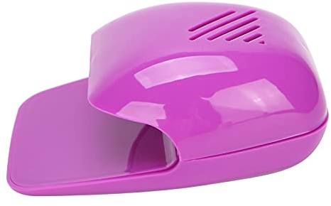Soplador de uñas profesional para esmalte de uñas, portátil, secador de gel, soplador de uñas alimentado por batería, herramienta de manicura para salón de belleza en casa, morado