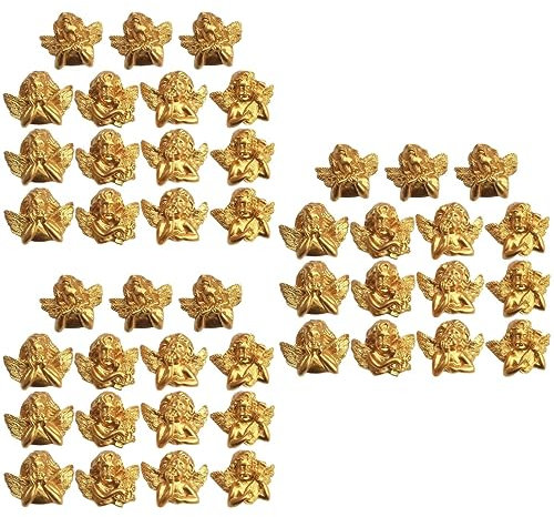 COHEALI 45stücke Teiliges Barock Engel Dekorative Figuren Aus Resin Flachrückseiten Charms Für Handyhüllen Schmuckherstellung Und Bastelprojekte Für Kreative -Dekorationen