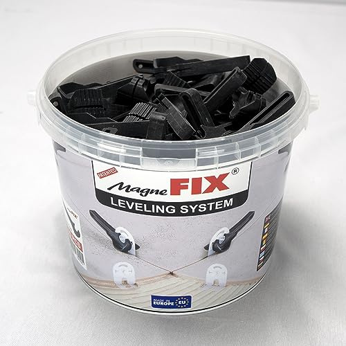 MagneFIX Cam Tool, Reusable Tile Levelling System for Large Tile & Stone Installation, for Fast, Tool-Free Levelling & 1–3mm Grout Spacing