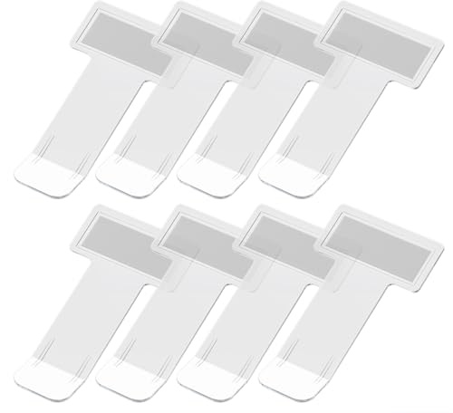 Mellbree 8 Stück windschutzscheibe kartenhalter,Transparente Ticket Halterung Auto, parkscheinhalter windschutzscheibe,parkscheinhalter Clip,parkschein Halterung Auto,parktickethalter