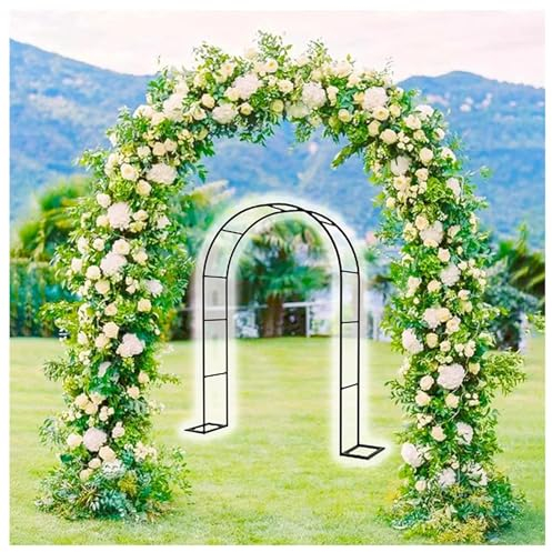 Großer Metallbogen, Robuste Pergola-Spalierlaube, Spalierstütze Für Rosenranken, Kletterpflanzen, Torbogen Für Rasen, Terrasse, Hochzeitszeremonie, Partydekoration(Size:300 * 220cm/118.1 * 86.6in)