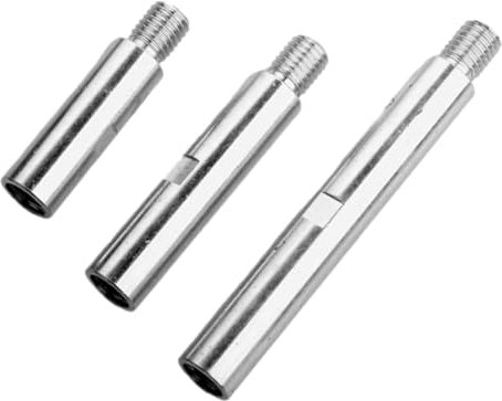 GIONAR 3 Stück Winkelschleifer VerläNgerung, M14 Rotations Polisher Verlängerung Schaft, 75mm/100mm/140mm Verlängerung Verbindungsstange für Poliermaschine, Auto Polierer, Polieren Pads