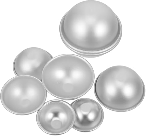 DIYEAH 4paare Halbkugel Kuchenform Für Badesalzkugeln Bastelform Diy Backzubehör Werkzeug Leicht Zu Entformen Reinigen