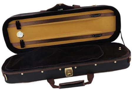 Oxford-Stoff-Geigenkoffer Doppelschulter Einzelschulter-Geigenrucksack Geigentasche Druckfest Und Leicht Instrumentenkoffer für Violine(1/2)