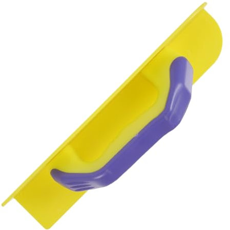 HOUDERCO Plastic Putty Cutter and Gauging Trowel for Inside Corner Finishing, Bricklaying and Plastering Construction Tool, Lightweight Cement Scraper for Wall Repair