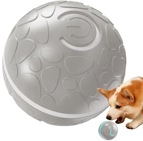 Smart LED Hundeball, automatische rollende interaktive Haustierspielzeug, bewegungsaktivierter Lichtball für Katzen und Hunde, lustige Indoor-Spielzeit für Wohnungen, Yards, Parks, Trainer und Tierlie