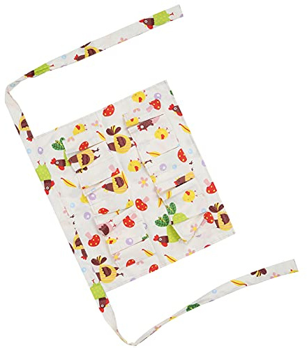 Yctze Grembiule Protettivo per Raccolta Uova in Twill di Cotone Resistente con Tasche Multiple Raccolta Efficiente delle Uova, Ideale per Raccogliere di Gallina, Anatra, Oca e Quaglia, Lavabile in (M)