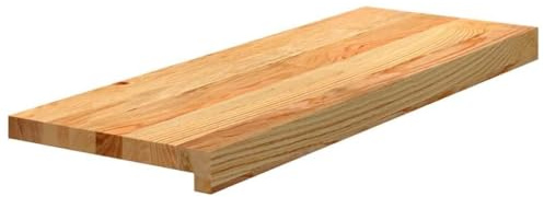 Qnhdfrt Treppenstufen 16 STK. 70x30x2 cm aus massiver Eiche Hellbraun lackiert Robust & Langlebig für Wohnzimmer Flur und Büro als Fensterbank oder Trittstufen nutzbar