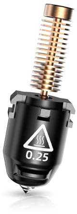 Flashforge Adventurer 5M Hotend mit 0.25mm Düse | Hochgeschwindigkeits-Düse, Schnellverschluss, Präzisions-Druck bis 280°C