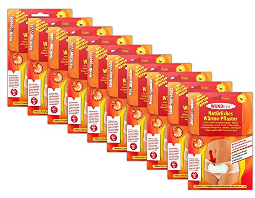 10x Wärmepflaster Regelschmerzen Schmerzpflaster Wärmepads Unterleib