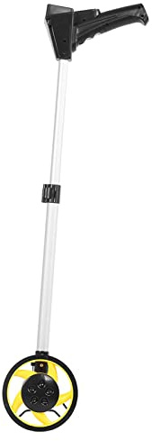 Messrad Digital, Faltbares 0-9999,9M Präzisions Messrad Vermessungsrad Streckenmessrad Streckenmessgerät mit Tragetasche (# 2: Digitales, Kleines Rad)