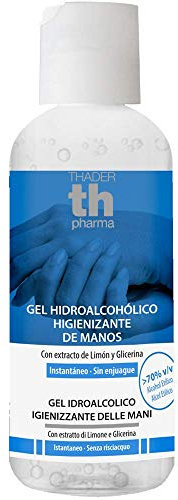 Thader Pharma Gel Hidroalcohólico Higienizante de Manos Instantáneo, Sin Enjuague (200 ml)