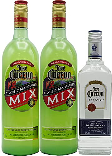 Jose Cuervo - Margarita Bundle - Especial Silver - Tequila 70cl + 100cl x 2 38% ABV