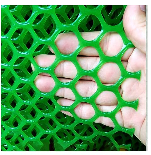 YXXSDP 17 49 82 131 164 Fuß Lang Grün Kunststoff Hühnerdraht Zaun Mesh, Sechseckig Geflügel-/Blumennetz, Bauzaun-Netz Für Arboretum, Isolationsausrüstung (Color : W 120cm/47.2in, Size : L 25m/82ft)