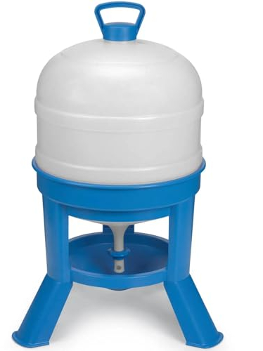 Agrarzone Siphon Geflügeltränke 30 Liter - langlebige Hühnertränke mit Füßen & Tragegriff - Hühnertränker/Wasserspender Hühner - sauber & hygienisch