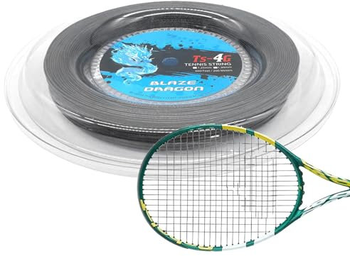 Tennissaiten, Saiten für Schläger - Schlägersaite 4G Tennissaite mit großer Platte,Schlägerdraht, Tennissaite für Menschen mit leichten Handgelenk-, Schulter- und Ellenbogenverletzungen