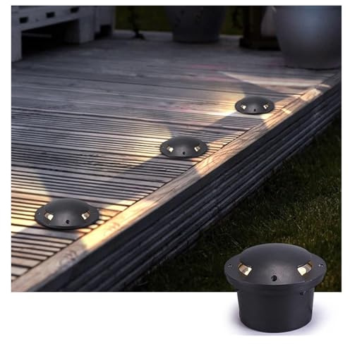 Spots Enterrés - Spots De Paysage À LED Au Sol, Projecteur Extérieur AC85-265V, Spots De Sol Extérieurs À LED IP66, Éclairages De Paysage À LED Étanches, Lampes De Jardin Encastrées 3 W-12 W(Green,9w)