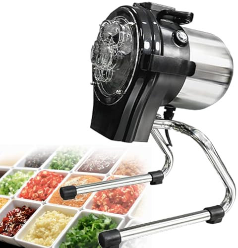 Picador De Verduras Comercial, Cortador De Verduras Eléctrico De Grosor Ajustable De 1 a 5 Mm, Procesador De Alimentos Y Máquina Picadora Para Verduras, Frutas,110cl