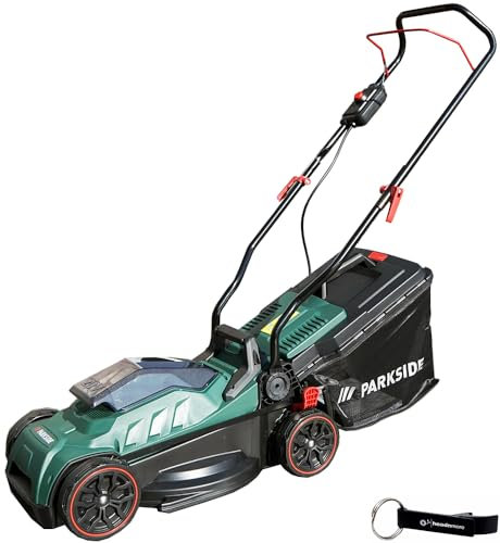 HEADNMORE® Bundle - Parkside® Tondeuse à gazon sans fil 20 V PRMA 20 + porte-clés HEADNMORE® (sans batterie)