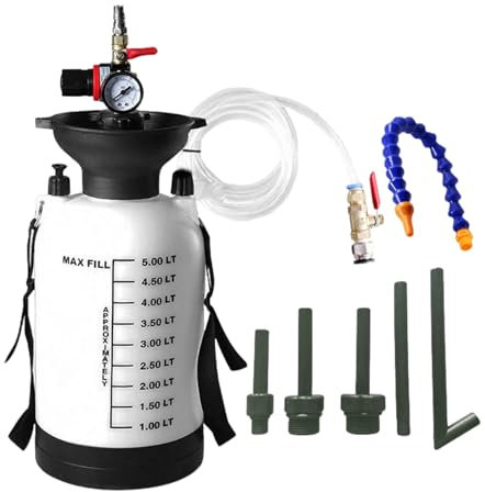 Kit Pompa Fluido Trasmissione Manuale - Pompa Pneumatica Per Cambio Olio Automobilistico, Trasferimento Fluido Da 5 Litri, Pompa Per Evacuazione E Ricarica Olio Trasmissione, Pompa Manuale Per Auto, P