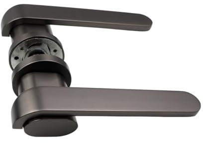 Serratura magnetica in stile minimalista nordico, maniglia in lega di zinco massiccio for interni, serratura a due ante, serratura silenziosa for porta della camera da letto(With5572magneticlockbody(n