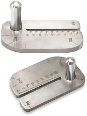 WKabnkn Puncher - Placa de ayuda de acero inoxidable para perforar y pinchar, herramienta de trabajo de acero inoxidable