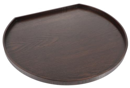 Luxshiny Plateau De Service en Bois 14.17 X 12.60 X 0.59 Pouces Planche À Découper Plateau De Fruits pour Table À Manger Thé Collations Maison Hôtel Restaurant
