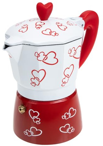 Amosfun Cafetera de Moca Manual de Aluminio 150 Ml Filtro y Asa Ergonómica para Hogar Oficina y Camping