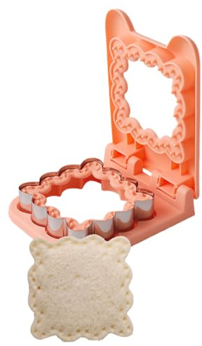 Coupe- scellant, tampons pour machine à sandwich avec motif de biscuits, coupe-déjeuner scolaire pour pique-niques, accessoire de vacances pour le camping, machine à déjeuner pour à l'écol