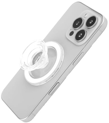 Magnetic Phone Grip, Pop Socket Ring Holder Stand, Detachable Cell Phone Finger Holder Accessory for Smartphones and Tablets