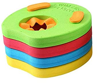 JTLB Kids Arm Float Discs Arm Floaties EVA Foam Swim Rings 18.6cm No Inflate Design for Children Ages 3-6 Years with Dual Chambers for Added Safety