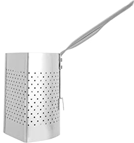 INOXPRAN - Cestello Divisorio Realizzato in Acciaio Inossidabile 18/10, Spicchio Forato per Diverse Cotture Contemporaneamente, Adattabile ad Ogni Pentola, Design Moderno, Dimensioni 22x30x18 cm