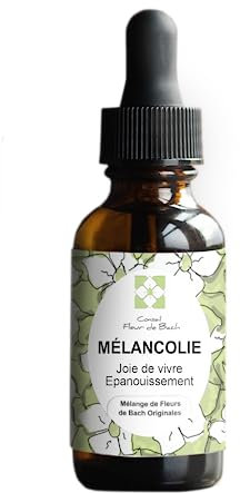 Elixir floraux pour soulager du mal de vivre - Une méthode naturelle pour soulager des symptômes de la dépression: fatigue, l'angoisse, le manque de vitalité, le stress...30ML, lot de 2