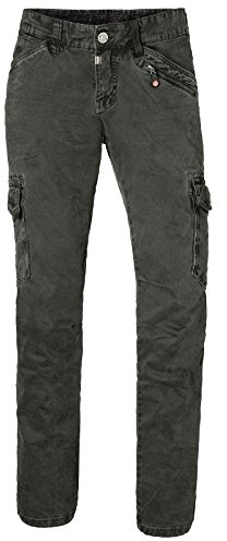 Timezone Regular Ben Cargo Pantalons, Vert (Tank Green 4046), 33W x 34L Homme