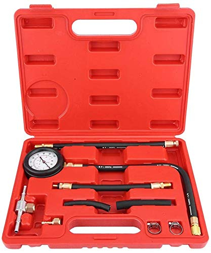 Kompressionsprüfer Kompressionstester kompressionsmessgerät Kompressionsmesser Motor Kompression prüfen meßen Kfz Zylinder Dieselmotor Meßgerät mit Tragetasche 0-7 bar oder 0-100 psi