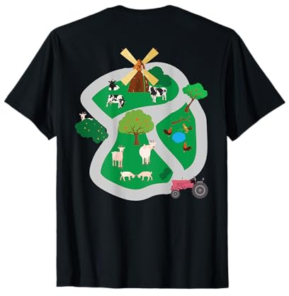 Spielteppich Dorf Track Auto Massage T-Shirt