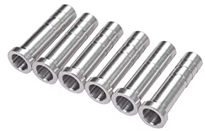 NIKA ARCHERY 20 Stück Pfeil Pfeileinsätze Aluminium Pfeile Insert Bogenschießen Einsätze für ID 6.0mm 6.2mm 7.62mm Pfeilwelle