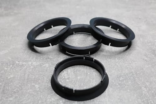 Zentrierringe Distanzringe 63,3 mm x 56,1 mm dunkelgrau für Alufelgen