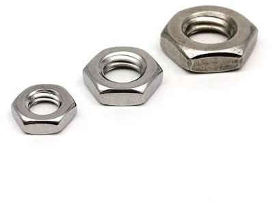 5/10 Stück M6 M8 M10 M12 M14 M16 DIN439 GB6172 Feingewinde 304 A2-70 Edelstahl Sechskant Sechskant Dünne Kontermutter (Size : 5pcs M16 pitch 1.0)