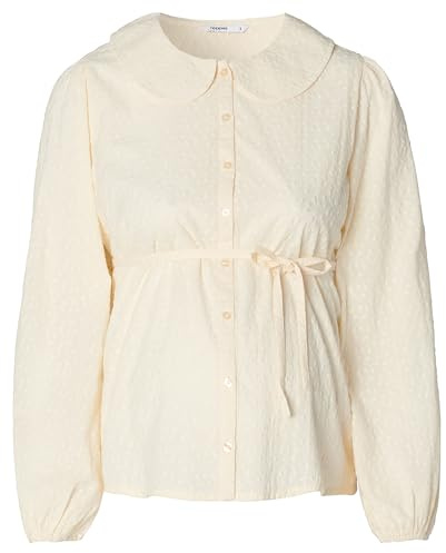 Noppies Maternity Ranua Nursing blus långärmad, Buttercream - P959, XL