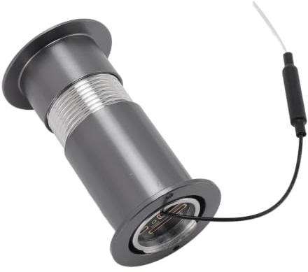 Mirilla con Visor de Puerta, Cámara con Visor de Ojo de Puerta WiFi con Visión Nocturna con Detección de Movimiento de 2 Vías, Cámara con Orificio para Ojo de Puerta de (GRAY)