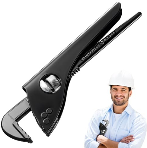 Llave para alicates hidráulicos, llave para pinzas de bomba de agua | Pinza resistente de mango corto para mangueras de agua - Abrazadera de manguera de diseño de amplia apertura para tubos circulares