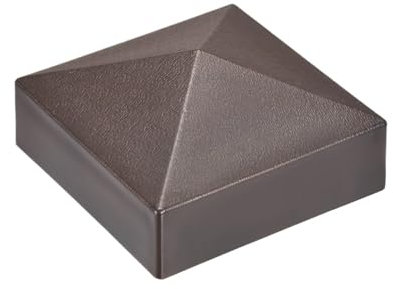 NihaoWXM Pfostenkappe mit Flacher Oberseite, Pfostenabdeckungen, Zaunpfostenkappen, Zehenpfostenabdeckungen for Zaun- und Treppenhandlaufpfosten Pfostenkappen(90x90mm)