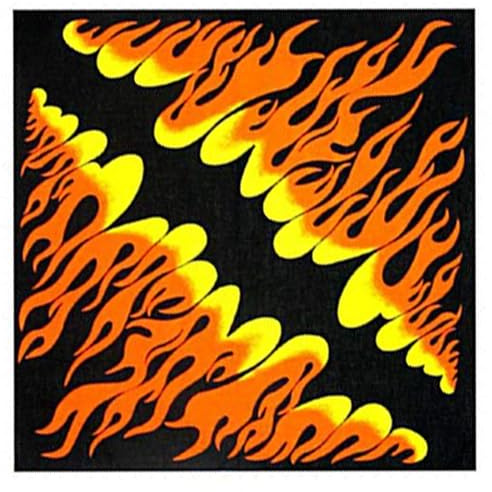 JYTDBCS Flame Bandana/Face Mask,Neckerchief 100% Cotton,bandana