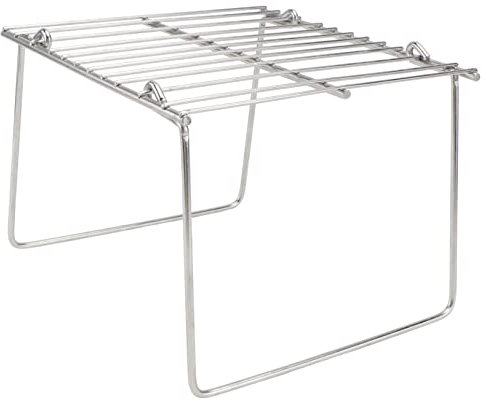 Levemolo Tragbares Camping Barbecue Grillrost Aus Langlebigem Edelstahl Kompakt Und Leicht Für Outdoor Kochen Und Picknick Einfach Zu Reinigen Und Flexibel Einsetzbar